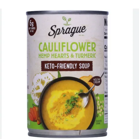 Sprague Cauliflower Hemp Hearts Turmeric Soup