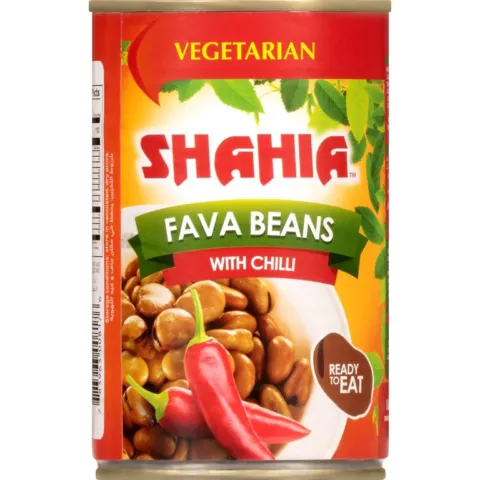 SHAHIA BEANS FAVA W/CHILI (CAN)