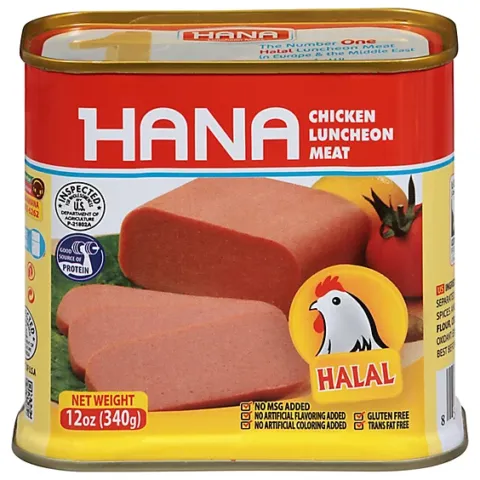 Hana chicken luncheon meat