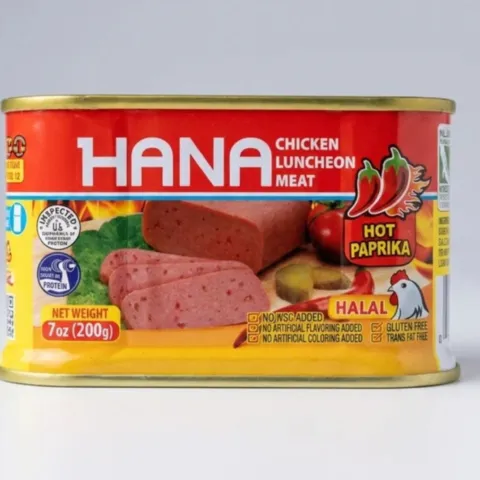 Hana luncheon chicken luncheon hot paprika