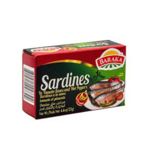Baraka Sardines tomate sauce hot pepper