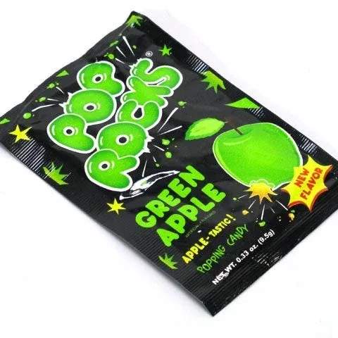 Pop Rocks Green Apple Popping Candy – 9.5 g