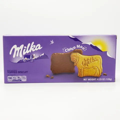 Milka, biscuits topped with milk chocolate confection – 3 g