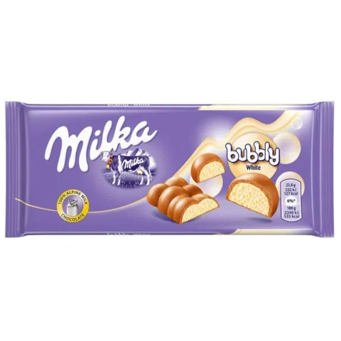 Milka bubly White – 95 гр