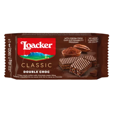 Loacker Classic Double Chocolate Wafer