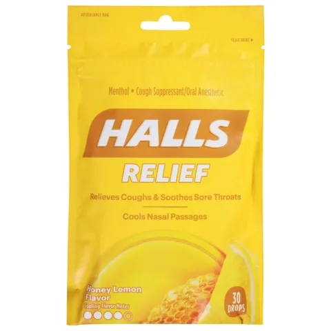 Halls Honey lemon cough drops – 69 oz