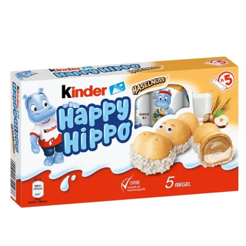 Kinder Happy Hippo Hazelnut – 103.5 g (5 × 20.7 g)