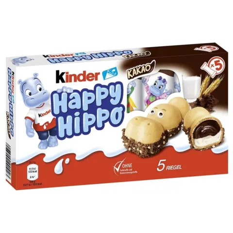 Kinder Happy Hippo Kakao – 103.5 g (5 × 20.7 g)