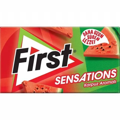 First Sensations Watermelon-Flavoured Sugar-Free Chewing Gum 27 g