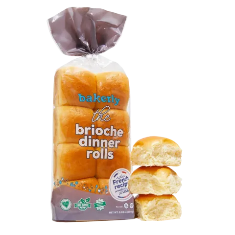 Bakerly Brioche Dinner Rolls – 280 g