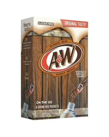 A &W Root beer drink mix packets – 6 packets