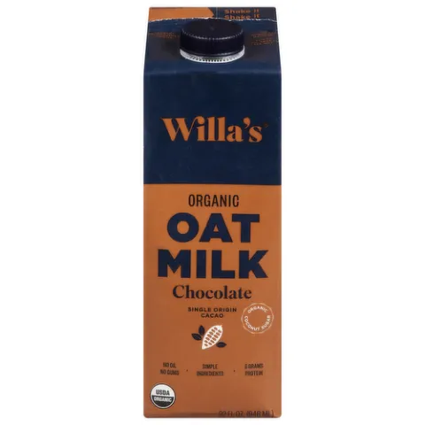 Willa's Dark Chocolate Oat Milk – 32 oz