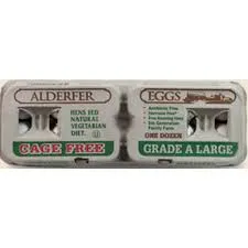 Cage Free Large Brown Eggs, Pulp Carton