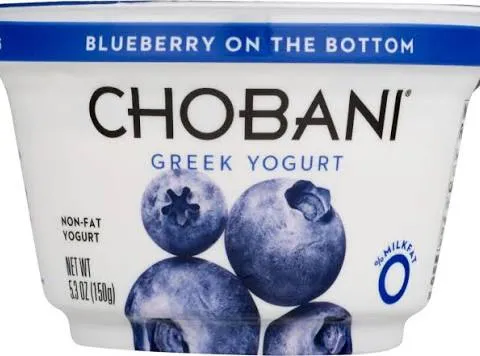 Chobani Greek Yogurt Blueberry on the Bottom – 5.3 oz
