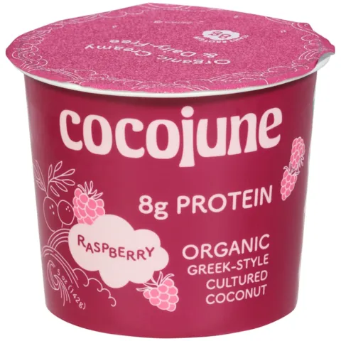 Cocojune Raspberry Coconut Yogurt – 5 oz