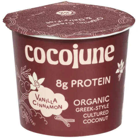 Cocojune Vanilla Cinnamon Organic Greek-Style Cultured Coconut – 5 oz