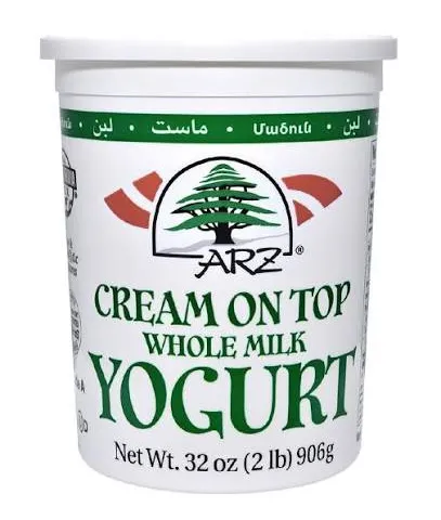 Arz Cream On Top Whole Milk Yogurt – 2 lb