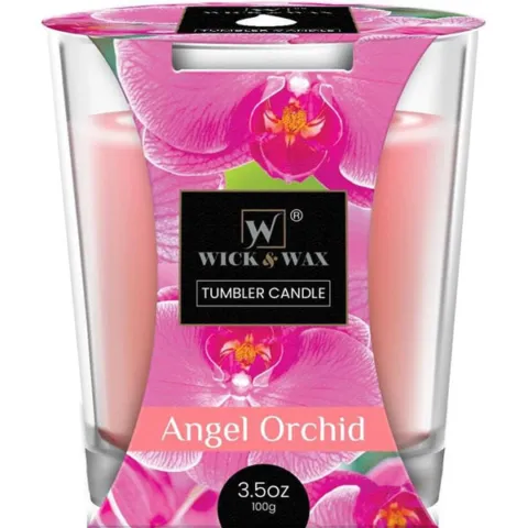Wick & Max Tumbler Candle Angel Orchid