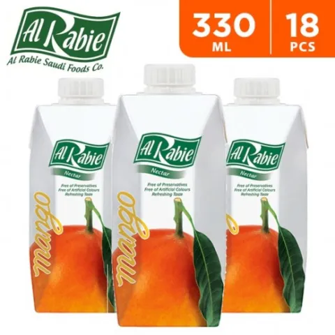 Al Rabie Classic Mango – 18 × 330 ml