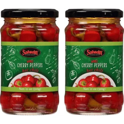 Sahtein Whole Cherry Pepper Hot Chili – 10.4 oz
