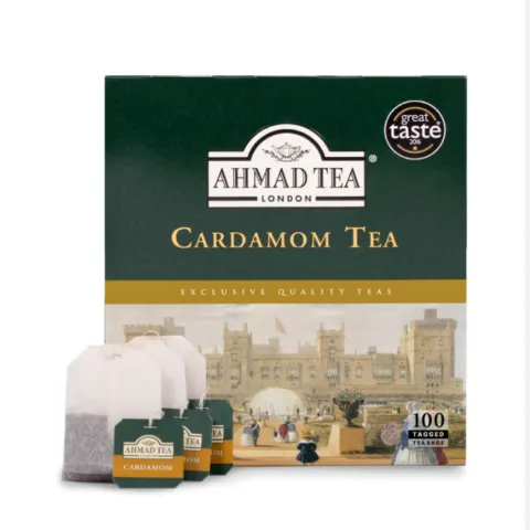 Ahmad Tea London Tee- Cardamom Tea – 100sachets