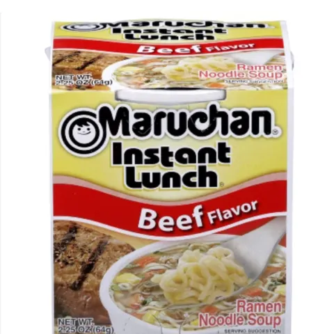 Maruchan Instant Lunch Beef Flavor Ramen Noodle Soup – 2.25 oz
