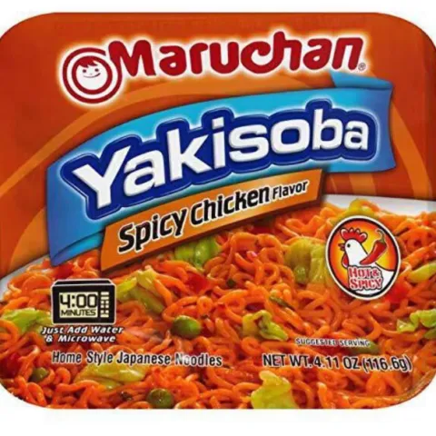 Maruchan Yakisoba Spicy Chicken Flavor Stir Fry Style Noodles – 4 oz