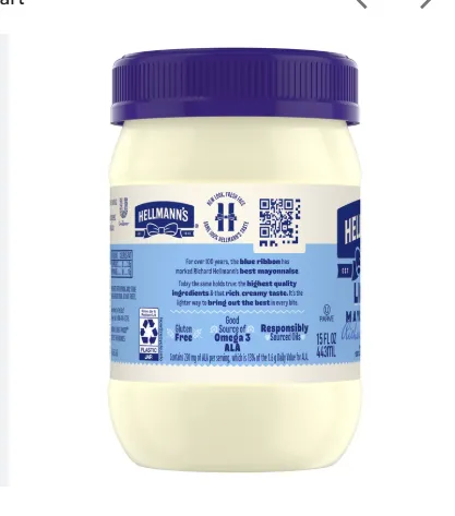 Hellmann's Light Mayonnaise – 15 g