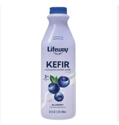 Lifeway Real Lowfat Kefir Cultured Milk, Blueberry – 32.00 oz