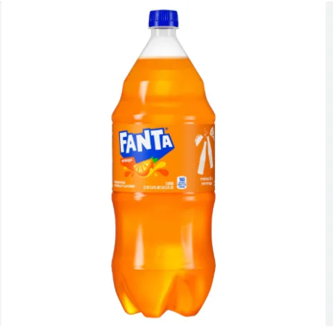 Fanta Orange Soda Naturally Flavor Fanta Orange Soda Caffeine Free – 67.6 fl oz (2 QT 3.6 fl oz) 2 LITER