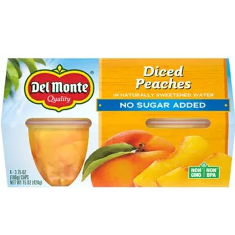 Dole Yellow Cling Diced in Lightly Sweetened Juice – 4.00 oz