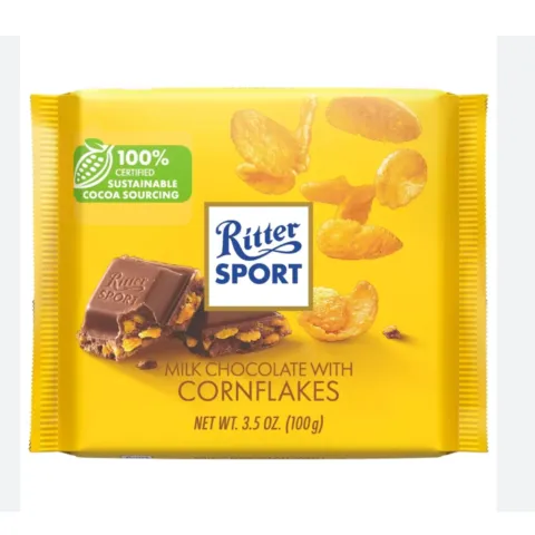Alfred Ritter Gmbh & Co. Milk Chocolate With Cornflakes – 38 g