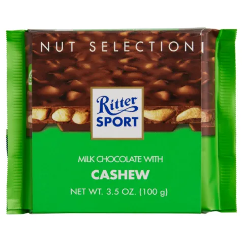 Ritter Sport Milk chocolate with cashew