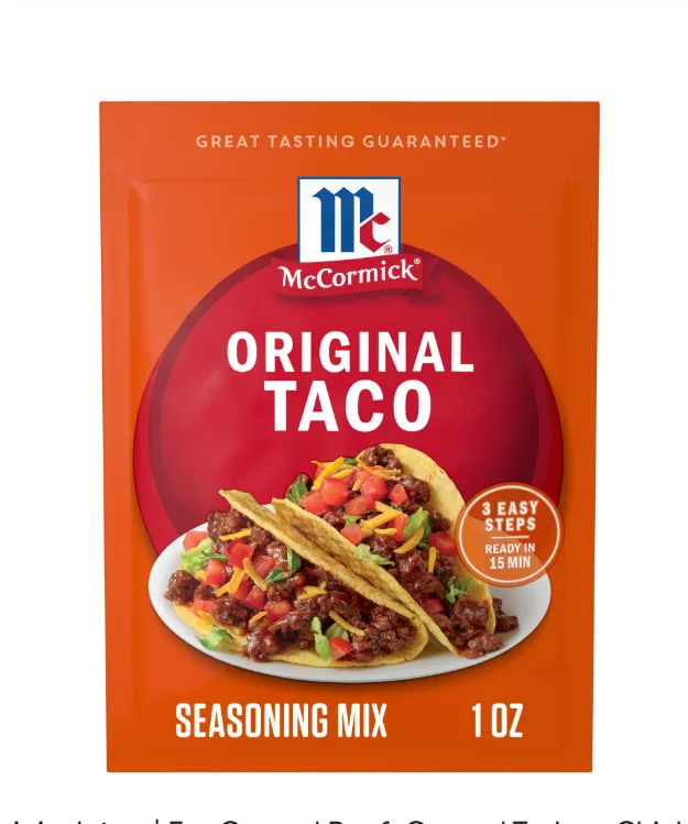 McCormick Original Taco – 100 g