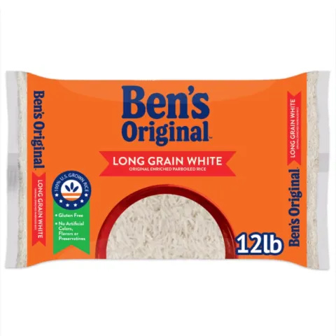 Ben's Original Long Grain White Original Enriched Parboiled Rice – 12 lb