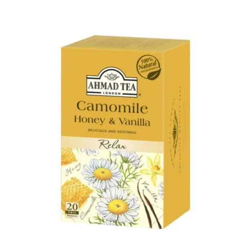 Ahmad Tea Infusion camomille, miel et vanille – 1.05 oz (30 g)