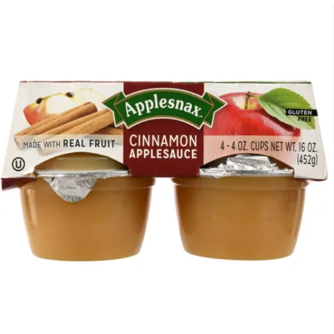 Applesnax Cinnamon Applesauce – 4-4 oz