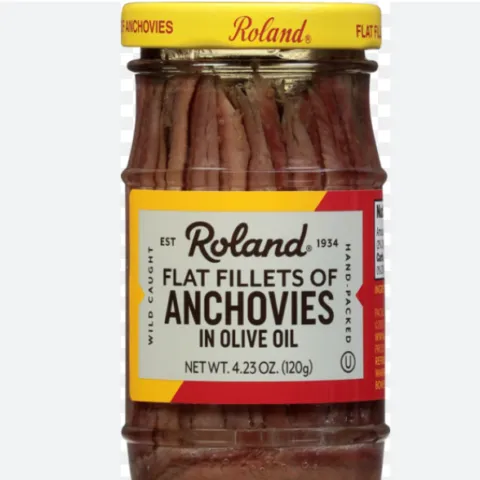 Roland Fillets of Anchovies in Olive Oil – 4.20 oz