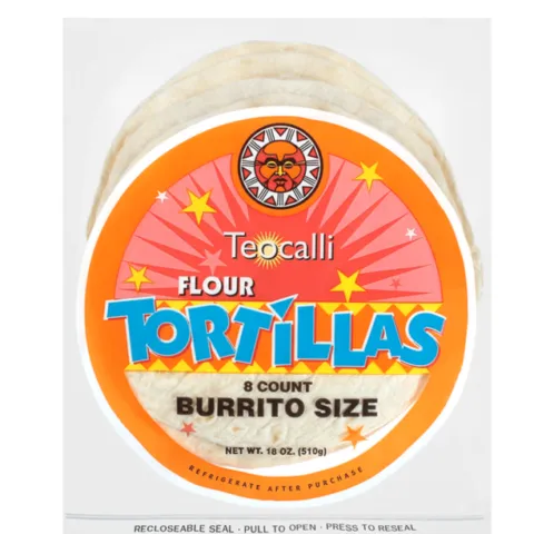 Teocalli Flour Tortillas Burrito Size – 18 oz