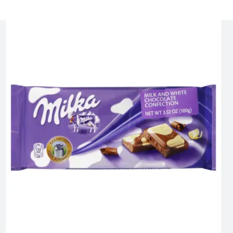 Milka Milk And White Chocolate Confection – 3.52 Oz