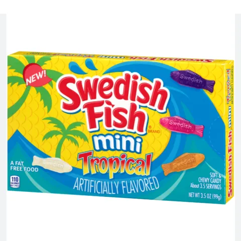 Swedish Fish Mini Tropical – 3.5 oz