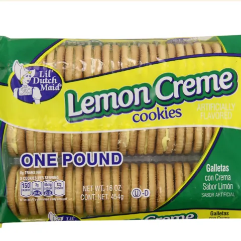 Lil Dutch Maid Lemon Creme Cookies – 16 oz