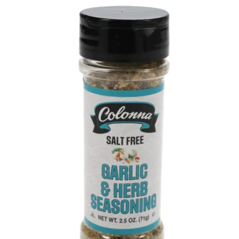 Colonna Salt Free Garlic & Herb Seasoning – 2.5 oz