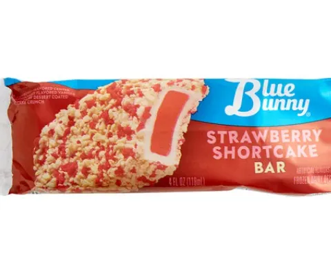 Blue Bunny Strawberry Shortcake Bar – 4 oz