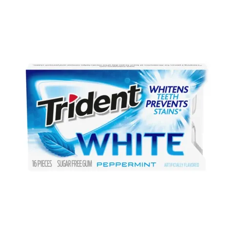 Trident White Peppermint Gum – 24 g
