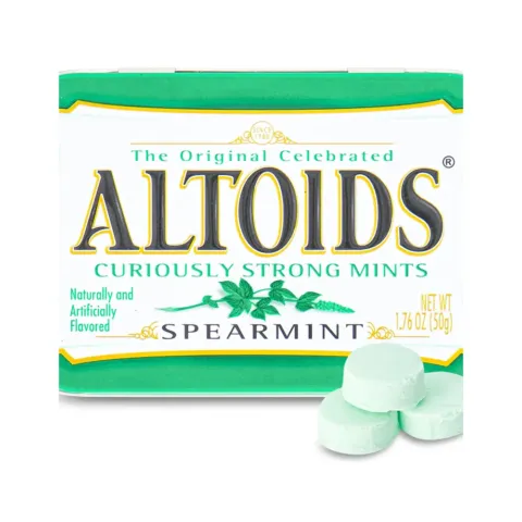 Altoids Spearmint Curiously Strong Mints – 1.76 oz (50 g)