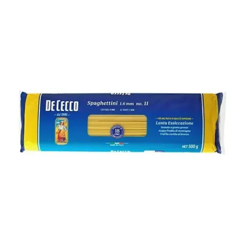 De Cecco Spaghettini, No. 11 – 16.00 oz