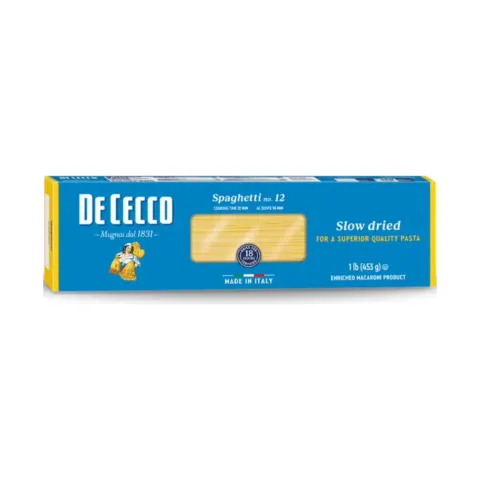 De Cecco Enriched Macaroni Product, Spaghetti, No. 12 – 16.00 oz