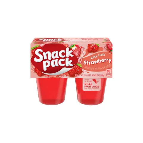 Snack Pack Strawberry Gelatin 4 Ct – 13.00 oz