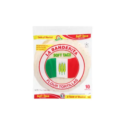 La Banderita Flour Tortillas, Soft Taco – 16.00 oz